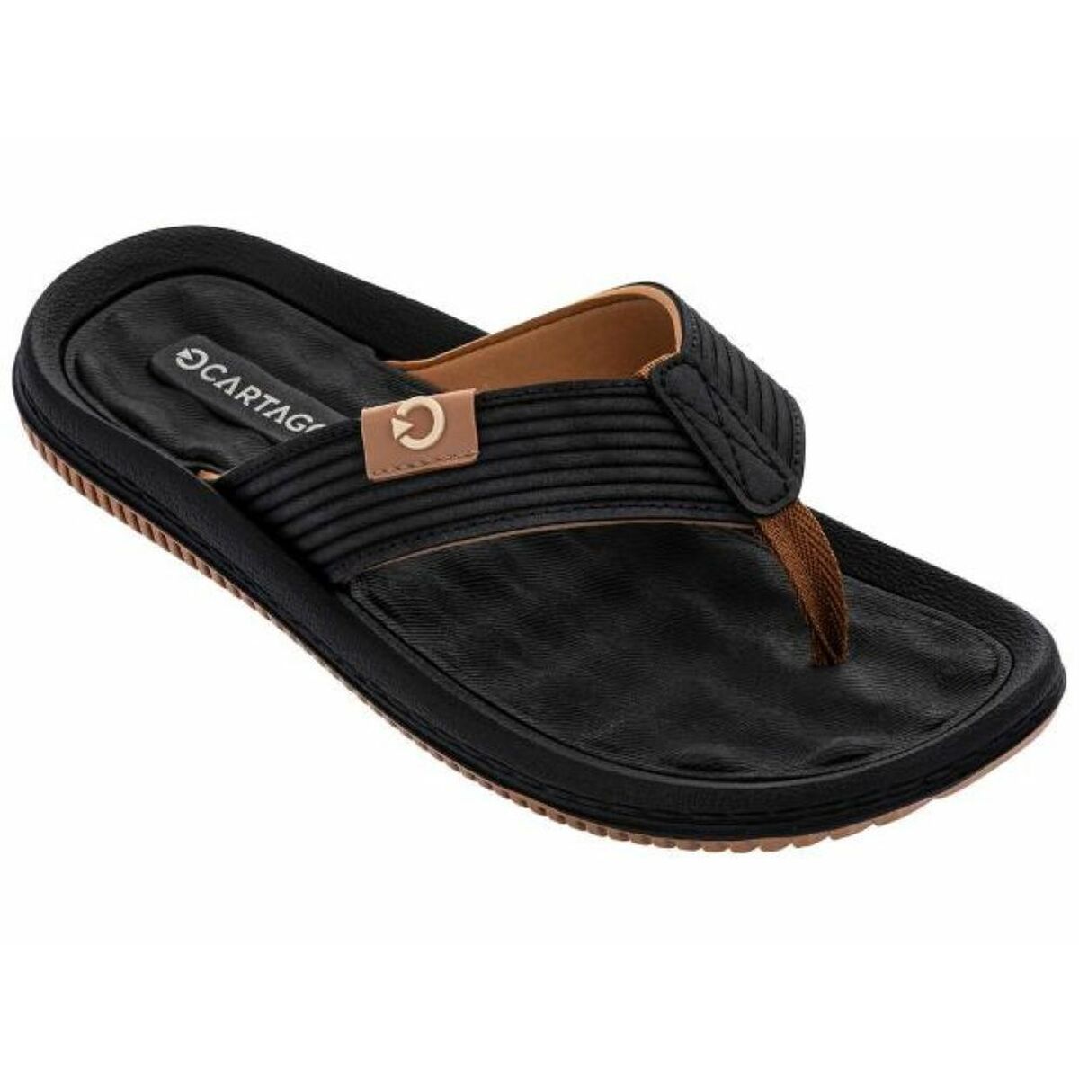 Chanclas para Hombre Cartago AD 82614 22912  Negro
