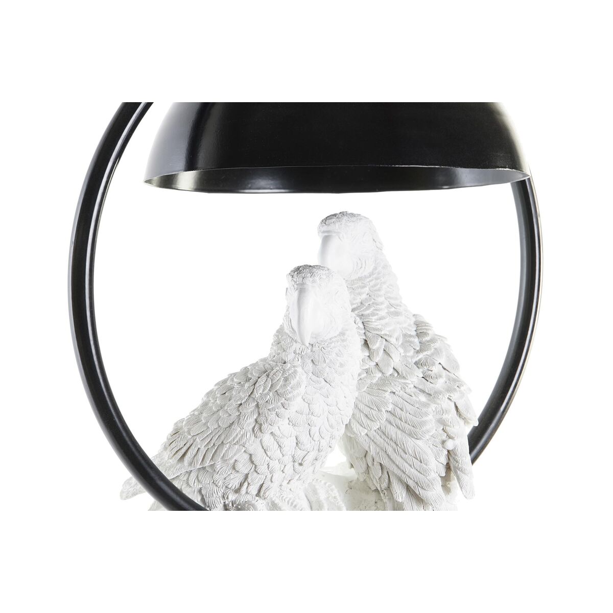 Lámpara de Techo DKD Home Decor Dorado Blanco 220 V 50 W (29,5 x 22 x 44,5 cm) (2 Unidades)