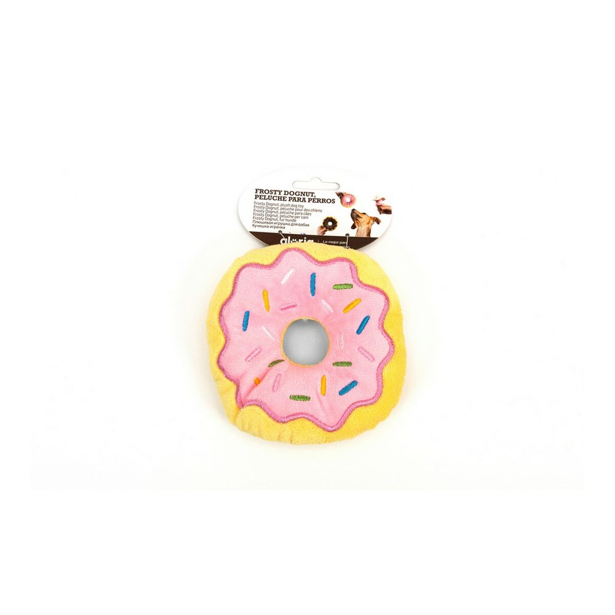 Peluche para perros Gloria Frosty 3 x 5 x 14 cm Donut Rosa