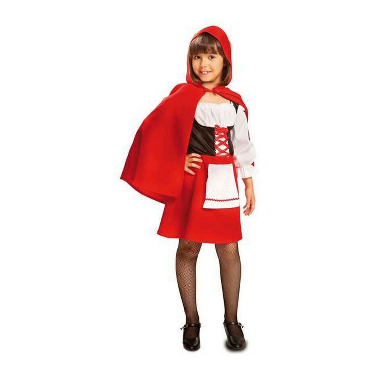 Disfraz para Niños My Other Me Red Hiddin Hood 7-9 Años Rojo