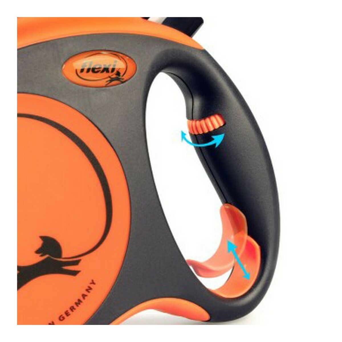Correa para Perro Flexi XTREME 5 m Naranja Talla L