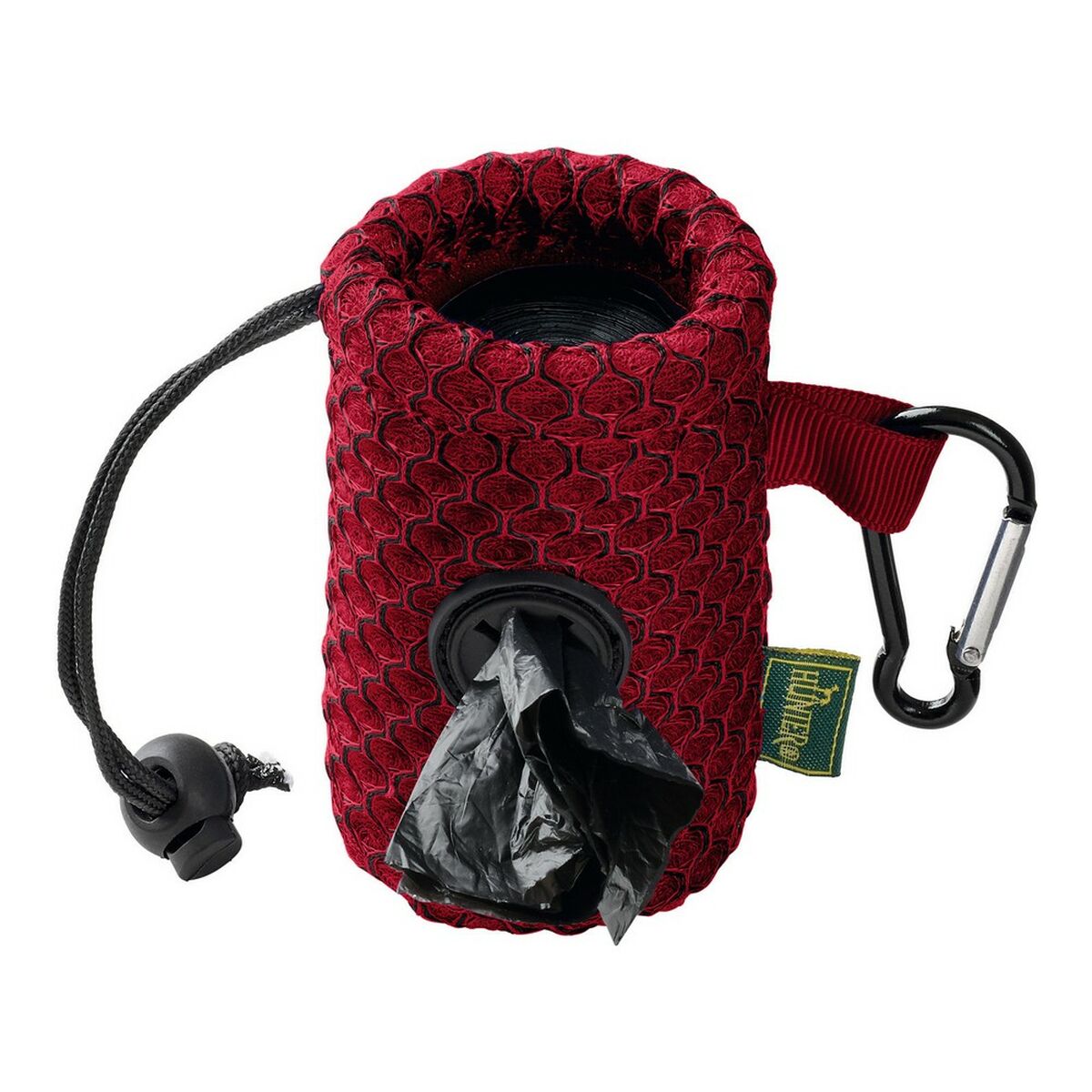 Dispensador de Bolsas para Mascotas Hunter Rojo Portabolsas Malla