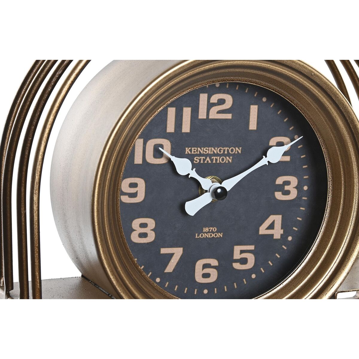 Reloj de Mesa DKD Home Decor Negro Dorado Tradicional