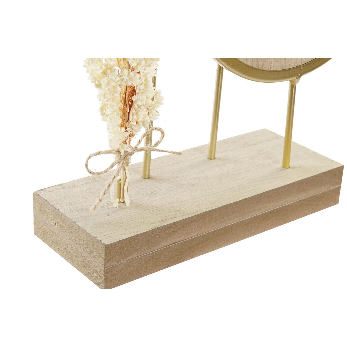 Reloj de Mesa DKD Home Decor Dorado Natural
