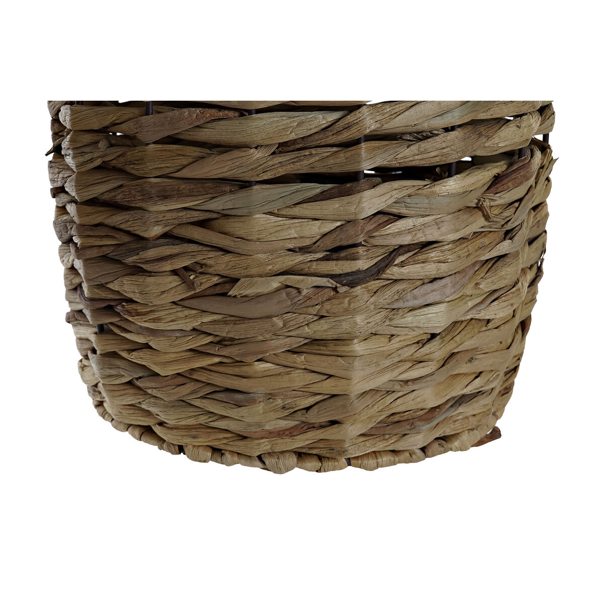 Juego de Cestas DKD Home Decor Verde Natural Boho 33 x 33 x 40 cm Ratán 4 Kg 2 Piezas