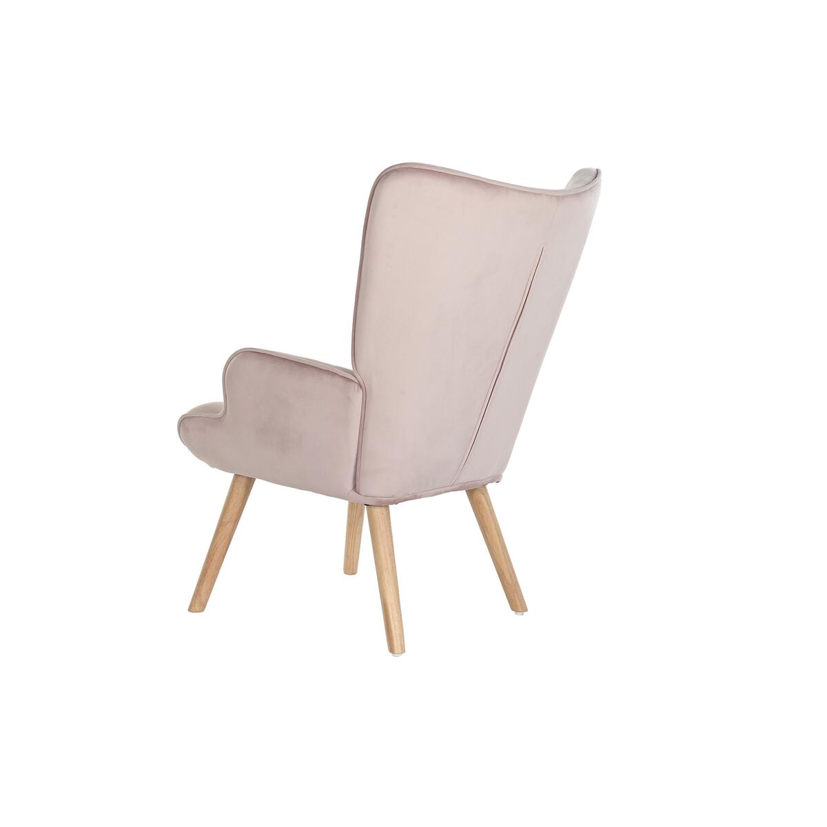 Butaca DKD Home Decor Rosa Poliéster Madera 67 x 69 x 96 cm 75 x 69 x 96 cm