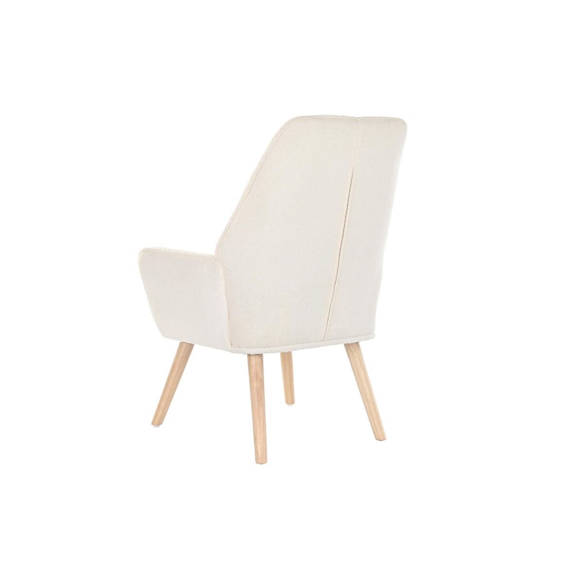 Sillón DKD Home Decor Crema Natural 65 x 75 x 96 cm