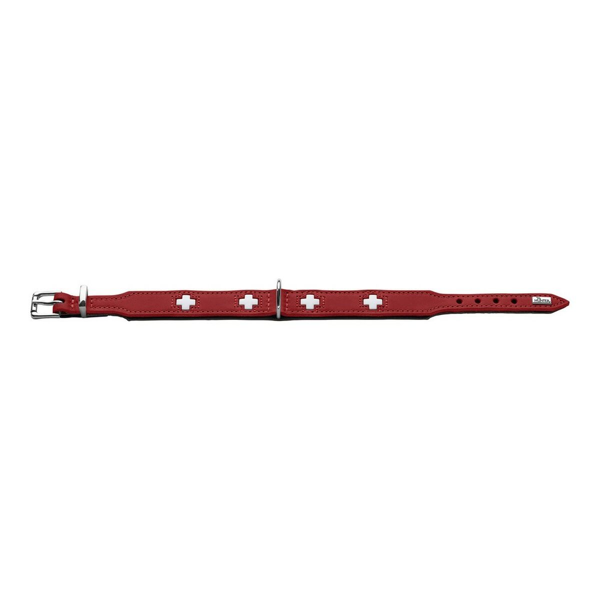 Collar para Perro Hunter Swiss Rojo/Negro (41-49 cm)