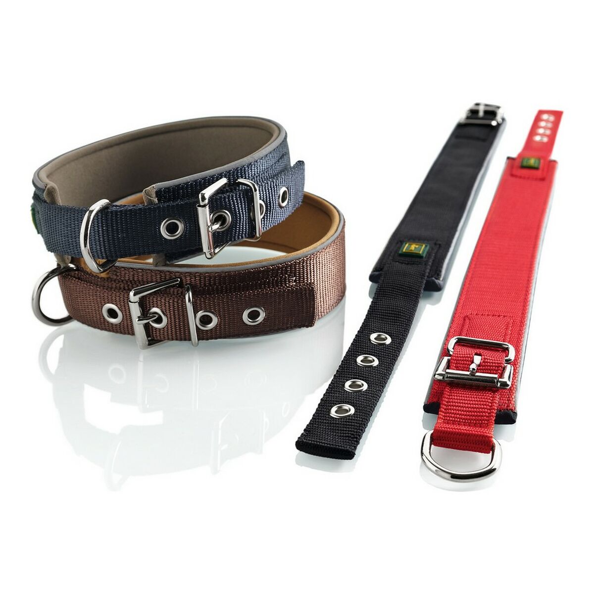 Collar para Perro Hunter Neoprene Reflect Rojo