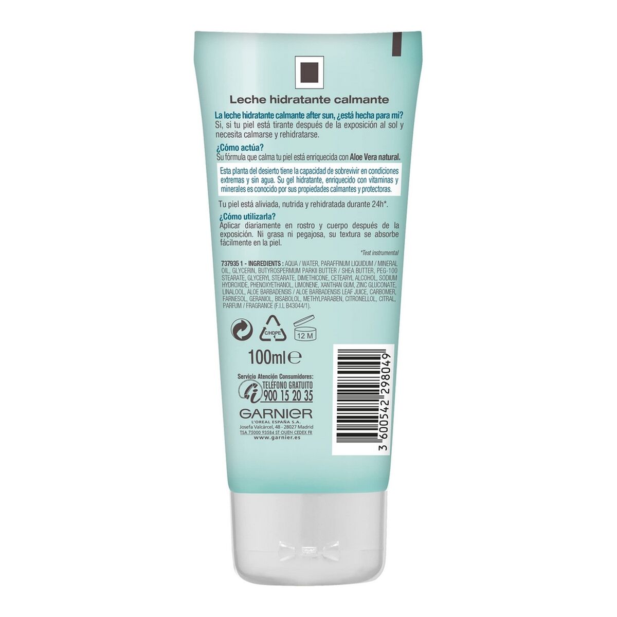 After Sun Garnier After Sun Leche Corporal Calmante 100 ml