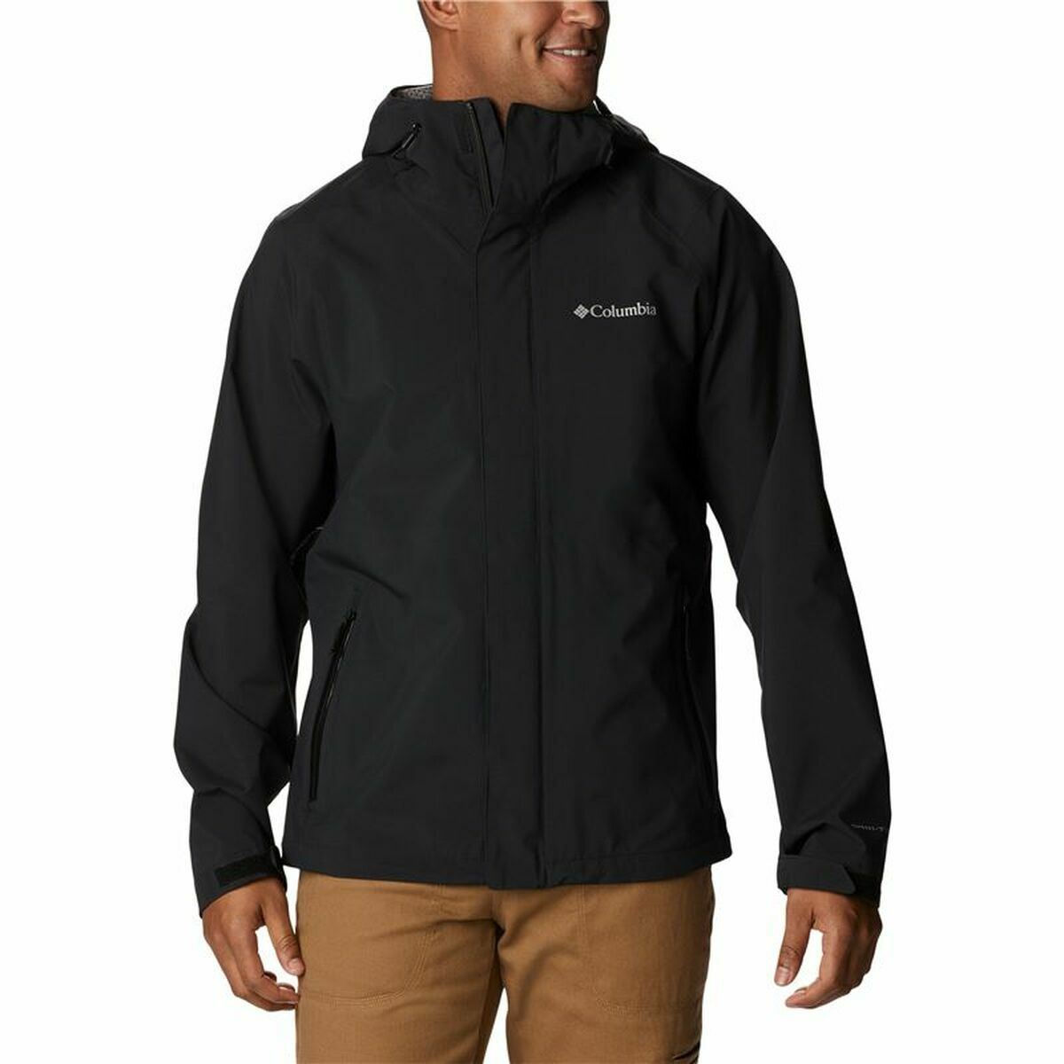 Chaqueta Deportiva para Hombre Columbia  Powder Lite™ Negro Naranja