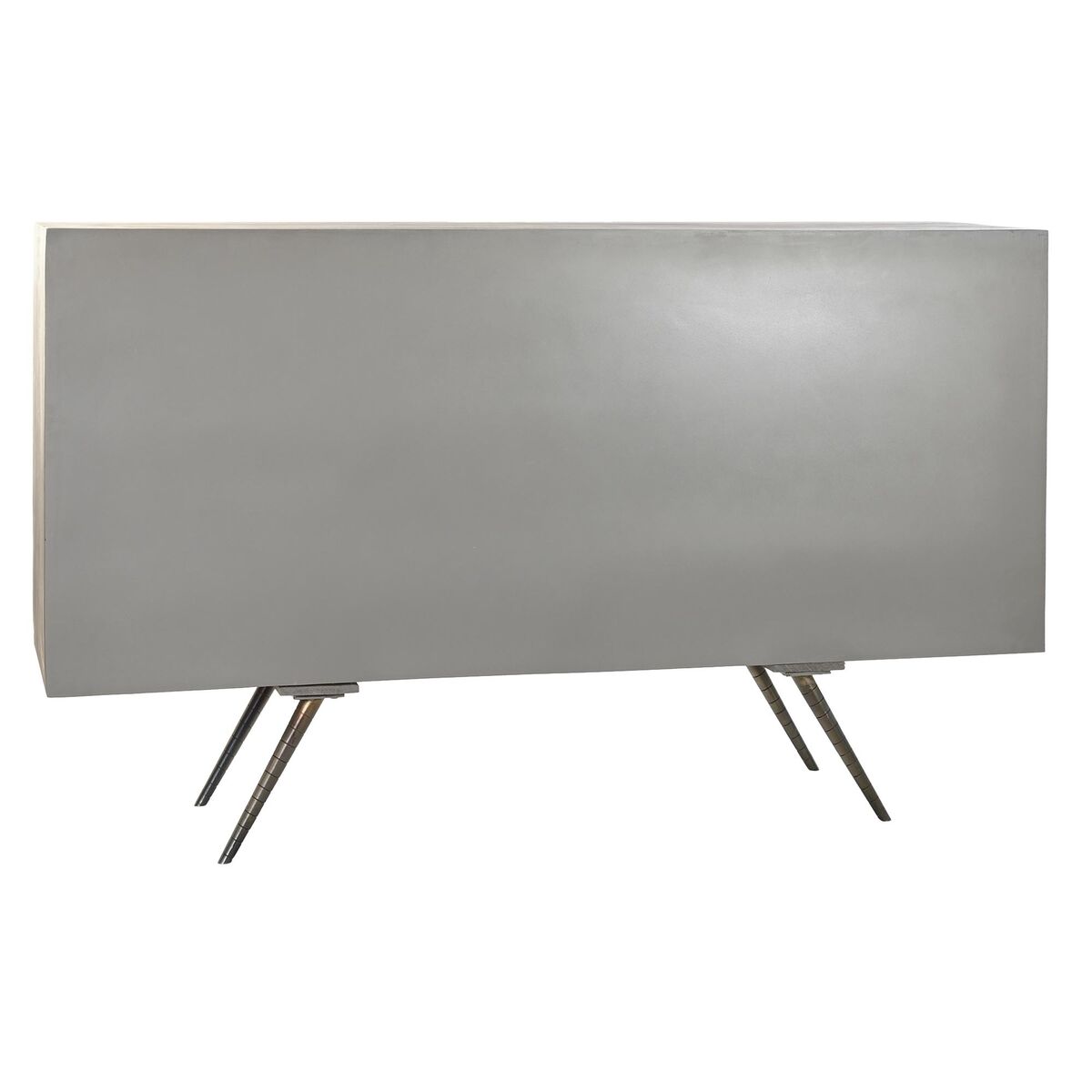 Aparador DKD Home Decor Blanco Gris Dorado Metal Madera de mango 152 x 43 x 84 cm