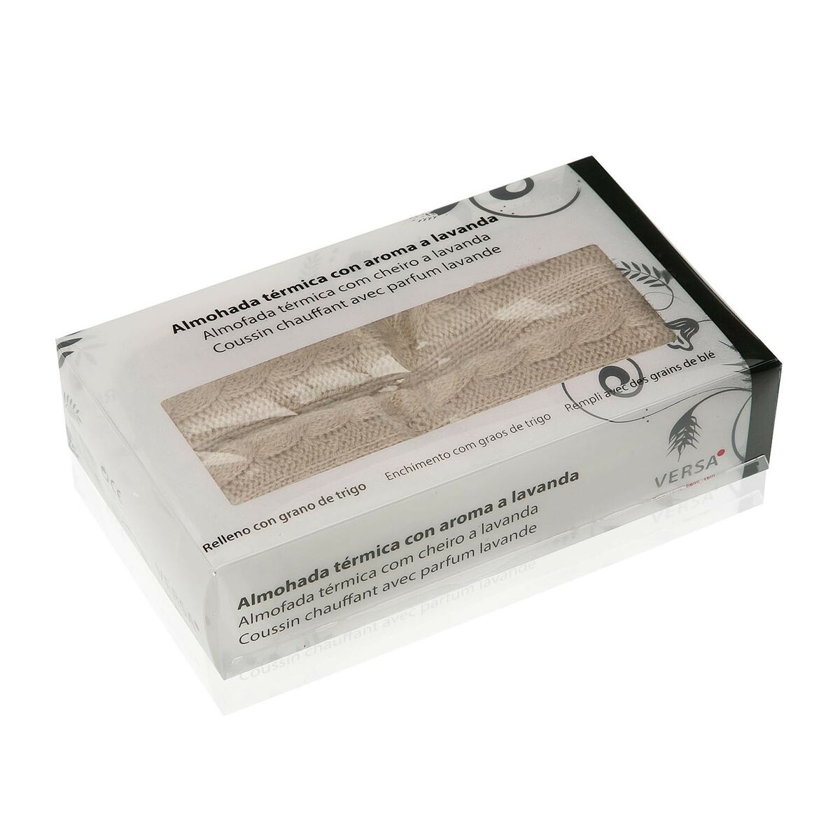 Almohadilla Térmica Versa Knitted Marrón