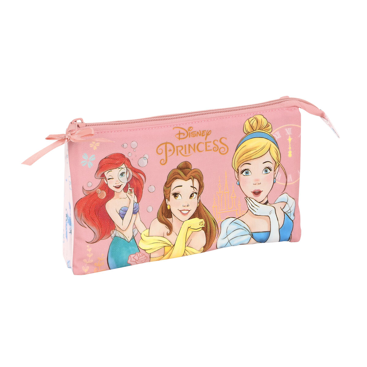 Portatodo Triple Princesses Disney Dream it Rosa 22 x 12 x 3 cm