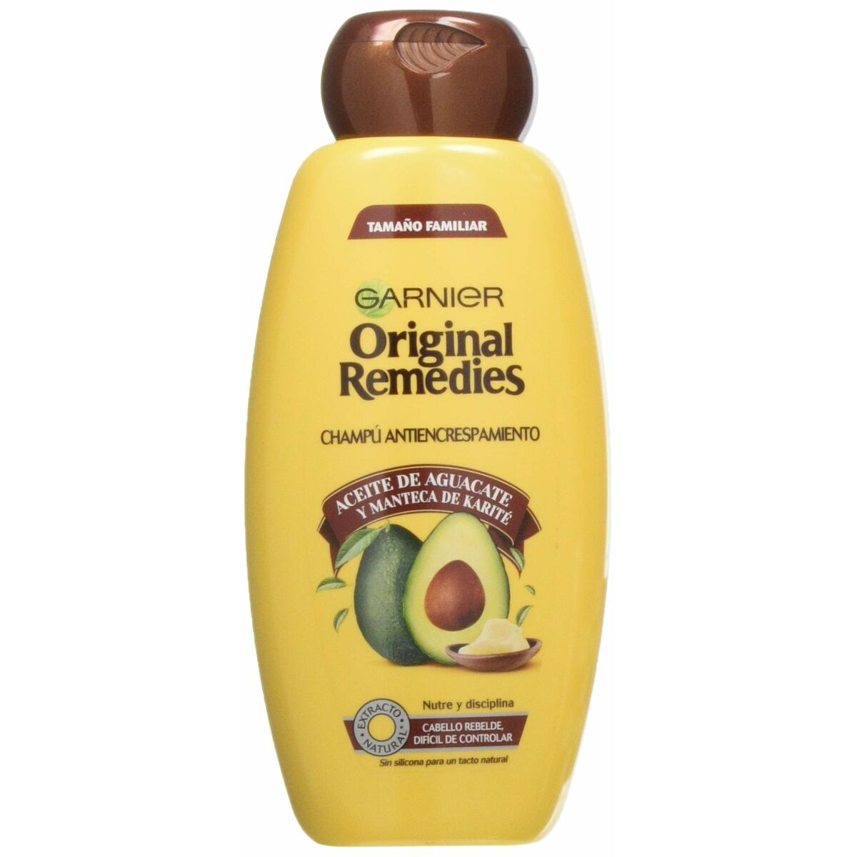 Champú Antiencrespamiento Garnier Original Remedies Aguacate Karité 600 ml