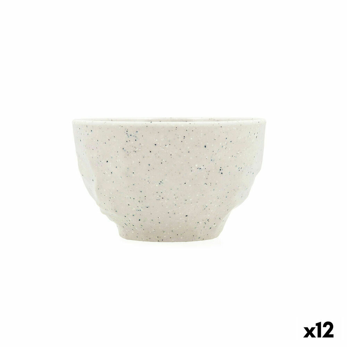 Bol para Aperitivos Bidasoa Ikonic Gris Plástico Melamina 11,5 x 11,5 x 7 cm (12 Unidades)