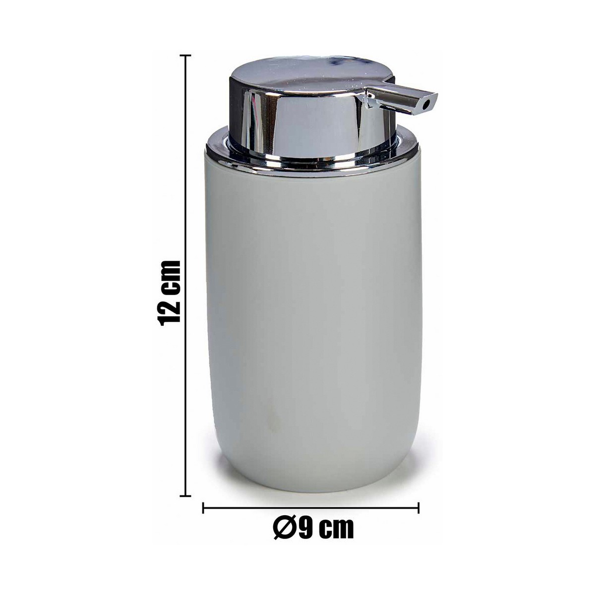 Set de Baño Berilo Gris Acero Inoxidable Polipropileno 16,5 x 29,5 x 17 cm 4 Piezas