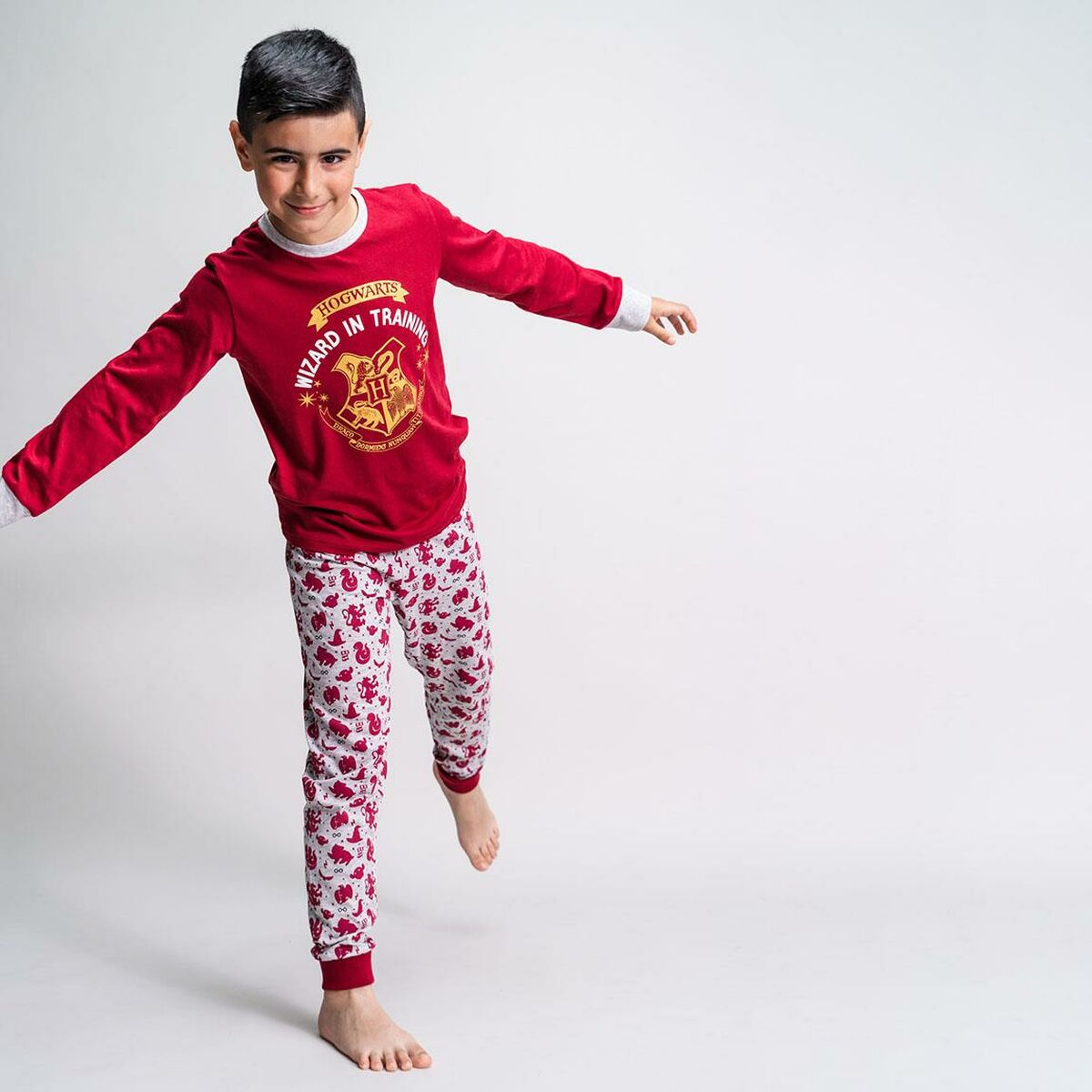 Pijama Infantil Harry Potter Rojo