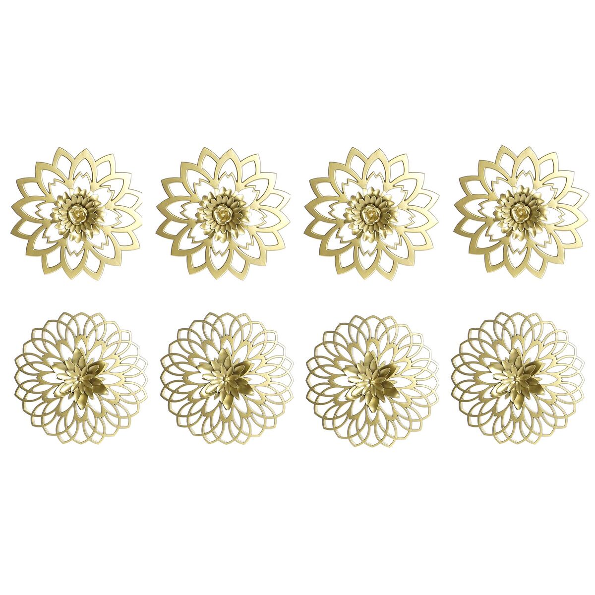 Figura Decorativa DKD Home Decor (4 Piezas) (2 Unidades) (25 x 2 x 25 cm)