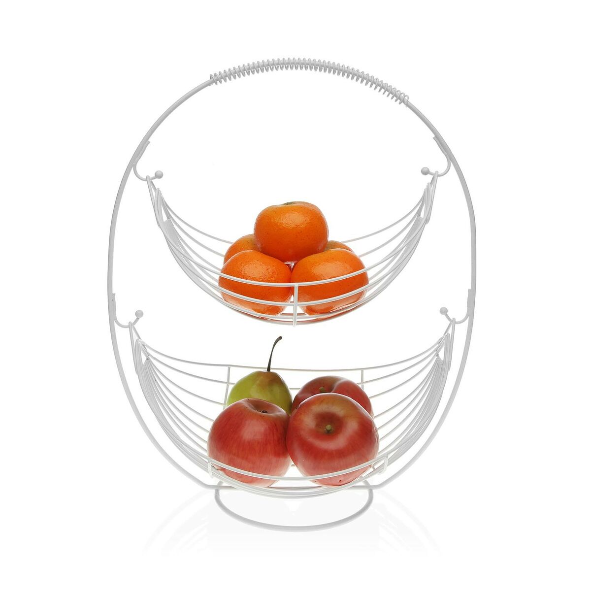 Frutero Versa Blanco Metal (27 x 45,5 x 36 cm)