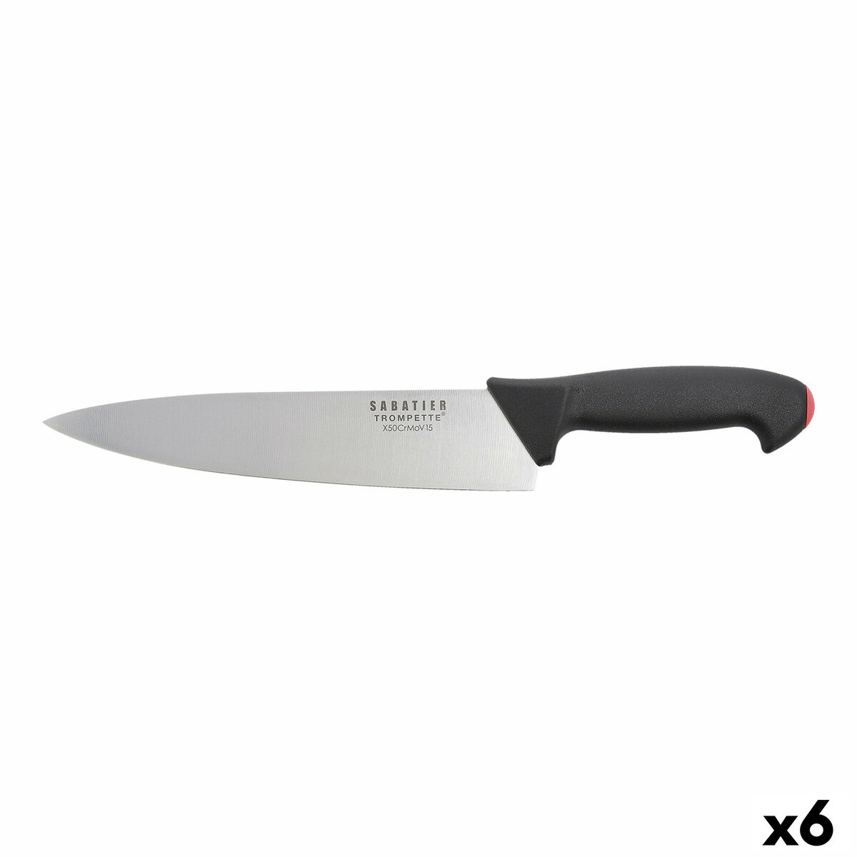 Cuchillo Chef Sabatier Pro Tech Acero Metal 25 cm (6 Unidades)