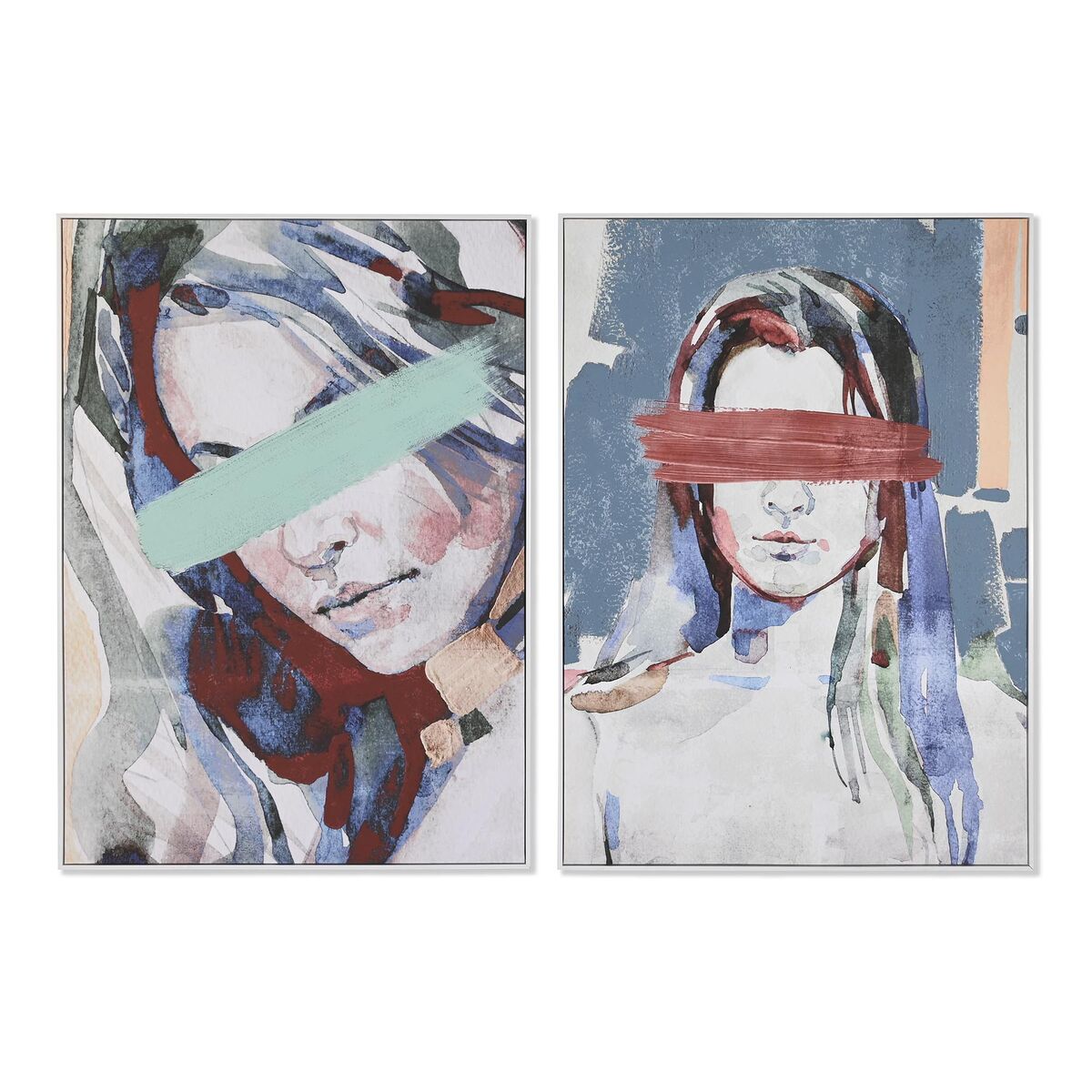 Cuadro DKD Home Decor Poliestireno Lienzo 103 x 4,3 x 143 cm