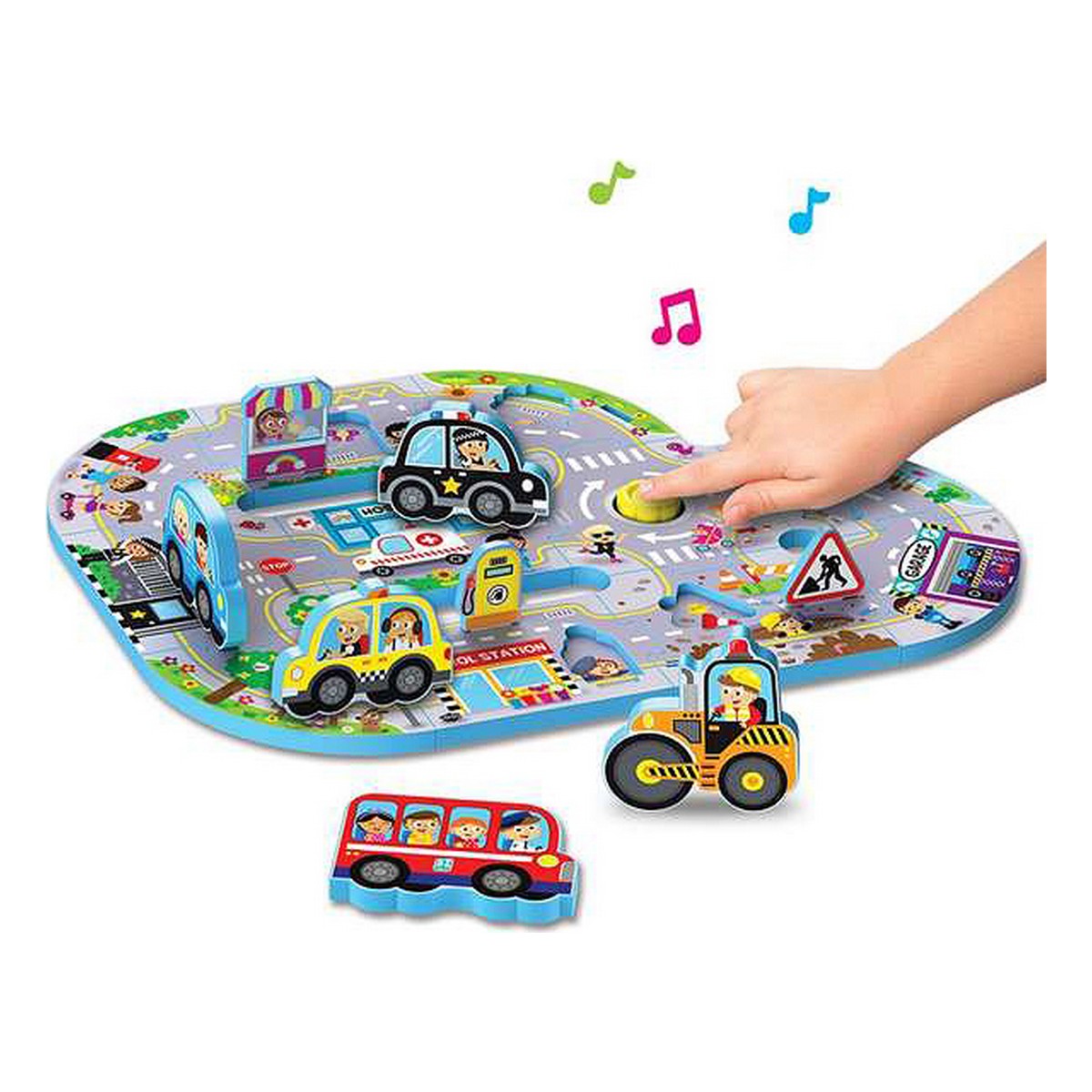 Puzzle Infantil Reig Busy City 11 Piezas