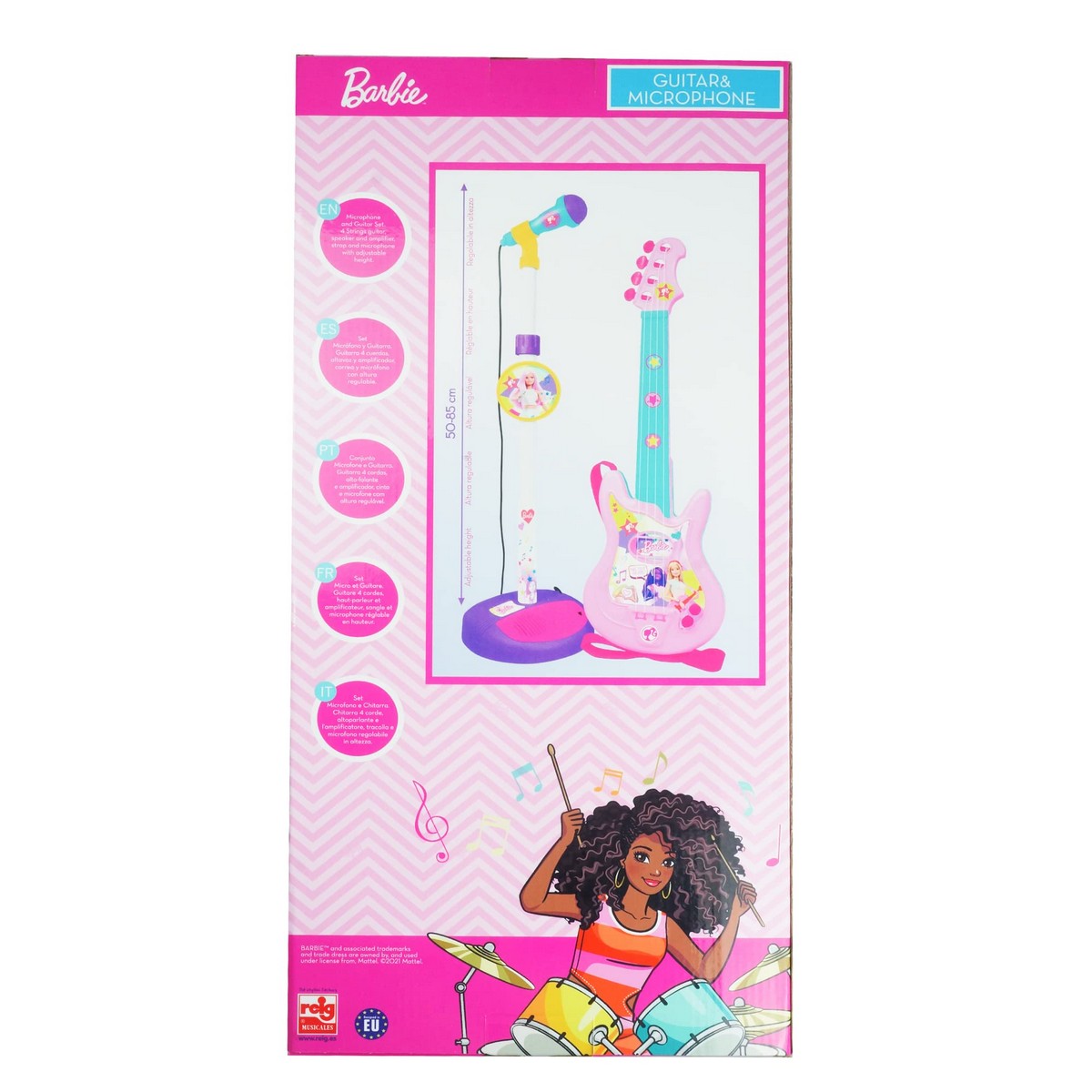 Set musical Barbie Micrófono Guitarra Infantil