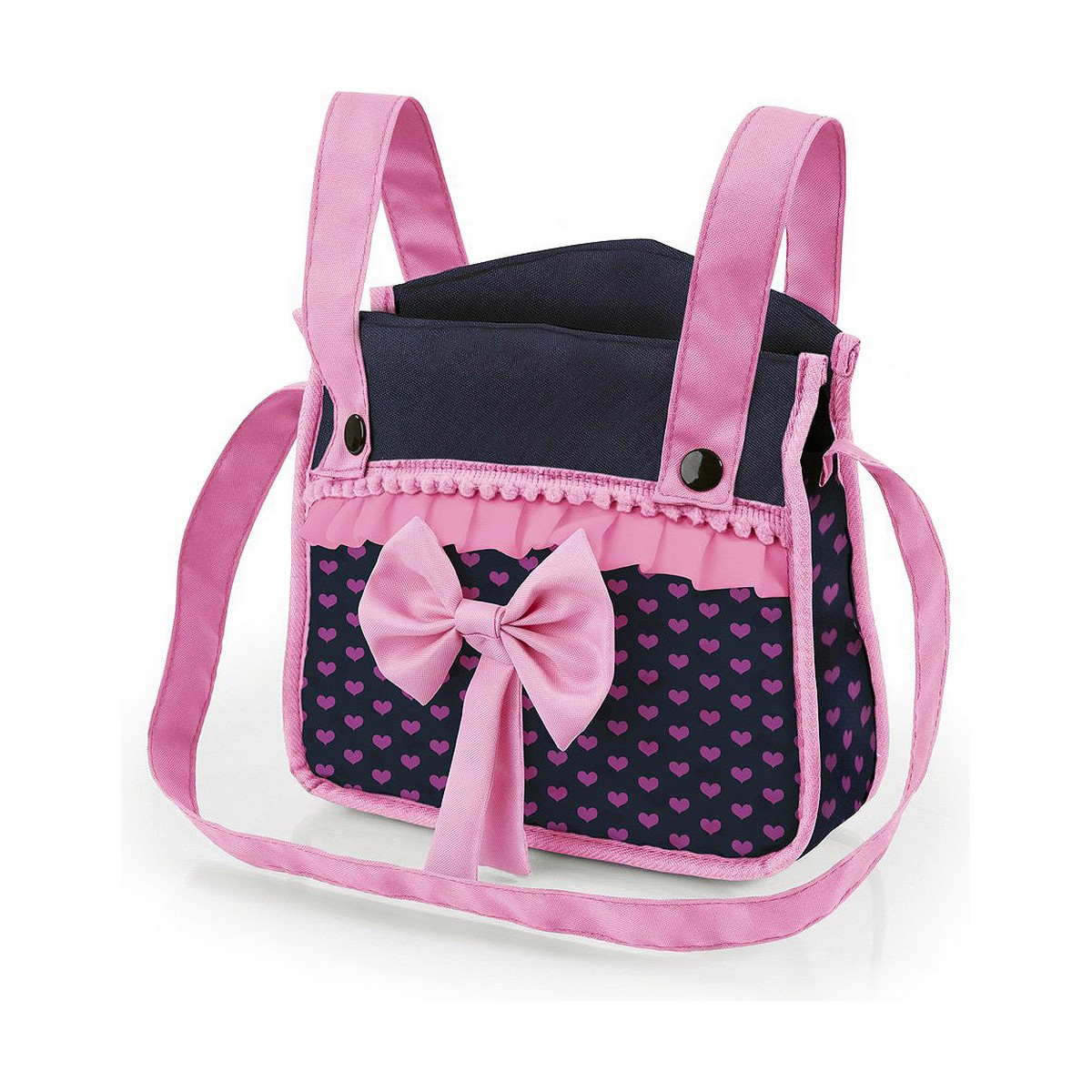 Carrito para Muñecas Reig Dolls Pram Azul marino 64 cm