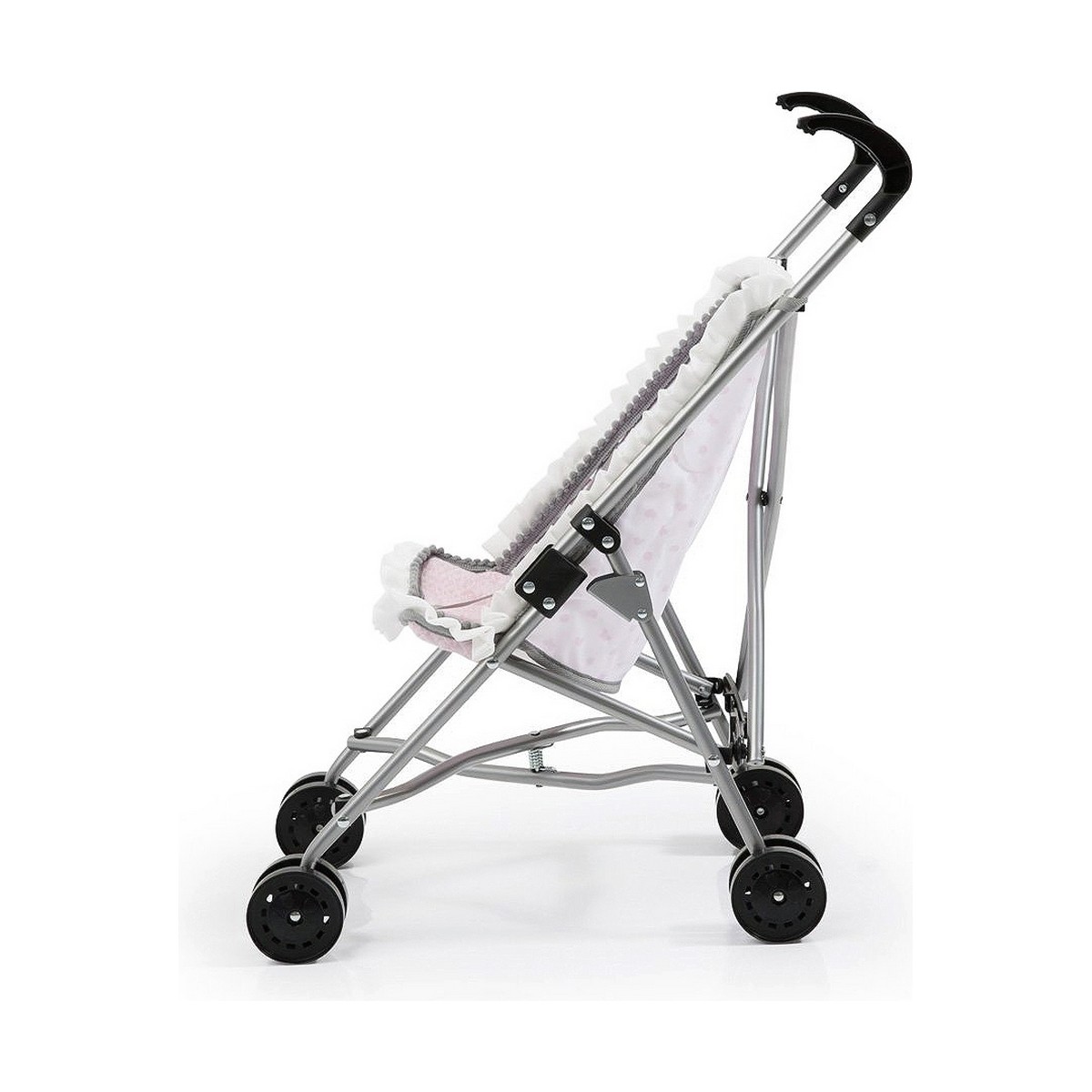 Silla para Muñecas Reig Paraguas Blanco Rosa Lunares