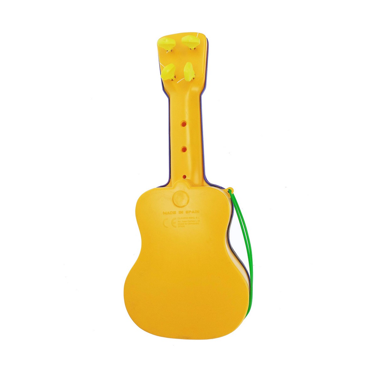 Guitarra Infantil Reig Morado Verde 4 Cuerdas