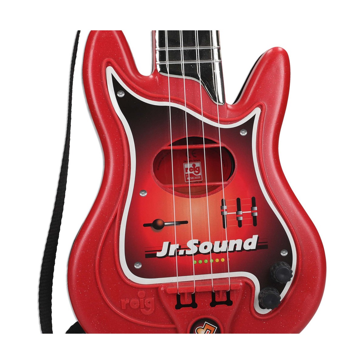 Guitarra Infantil Reig Micrófono Rojo