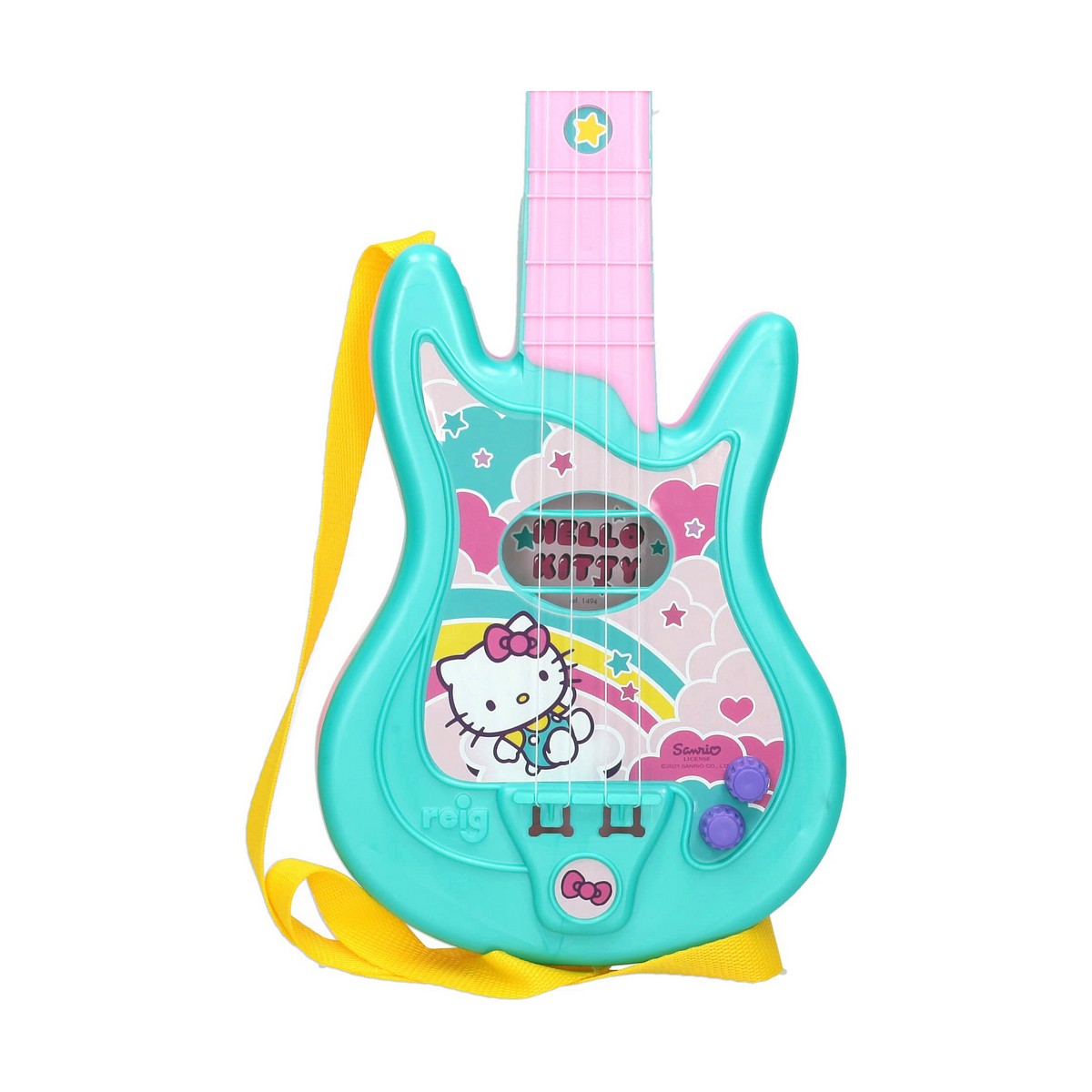 Guitarra Infantil Hello Kitty   Micrófono