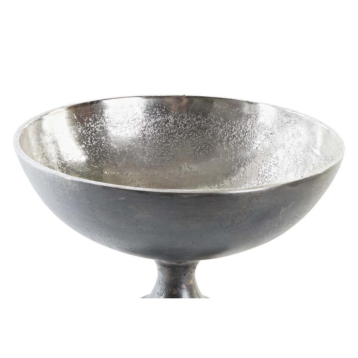 Centro de Mesa DKD Home Decor Dorado Plateado Aluminio 25 x 25 x 19 cm (2 Unidades)