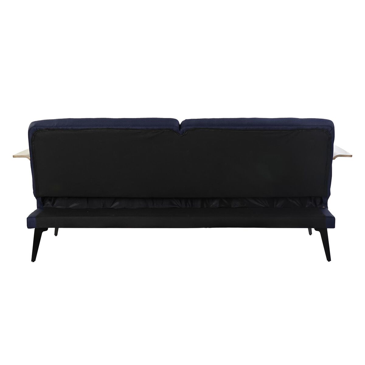 Sofá Cama DKD Home Decor Azul Marrón Negro Metal Moderno Urbano 203 x 87 x 81 cm