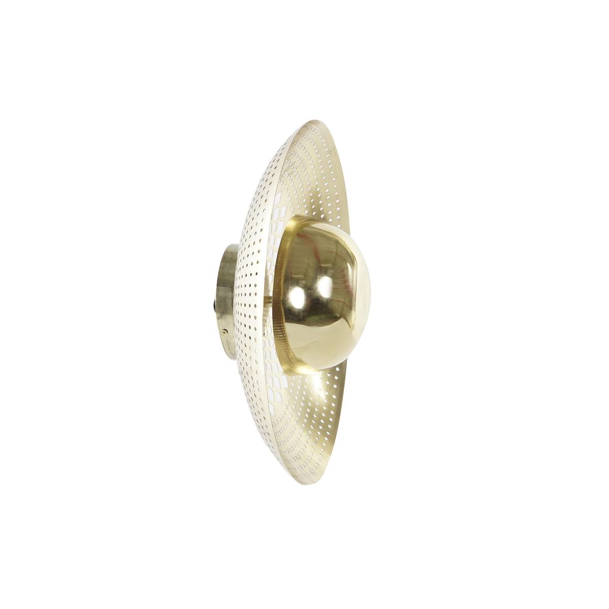 Aplique de Pared DKD Home Decor Dorado Metal 40 W Indio 220 V 40 x 40 x 15 cm