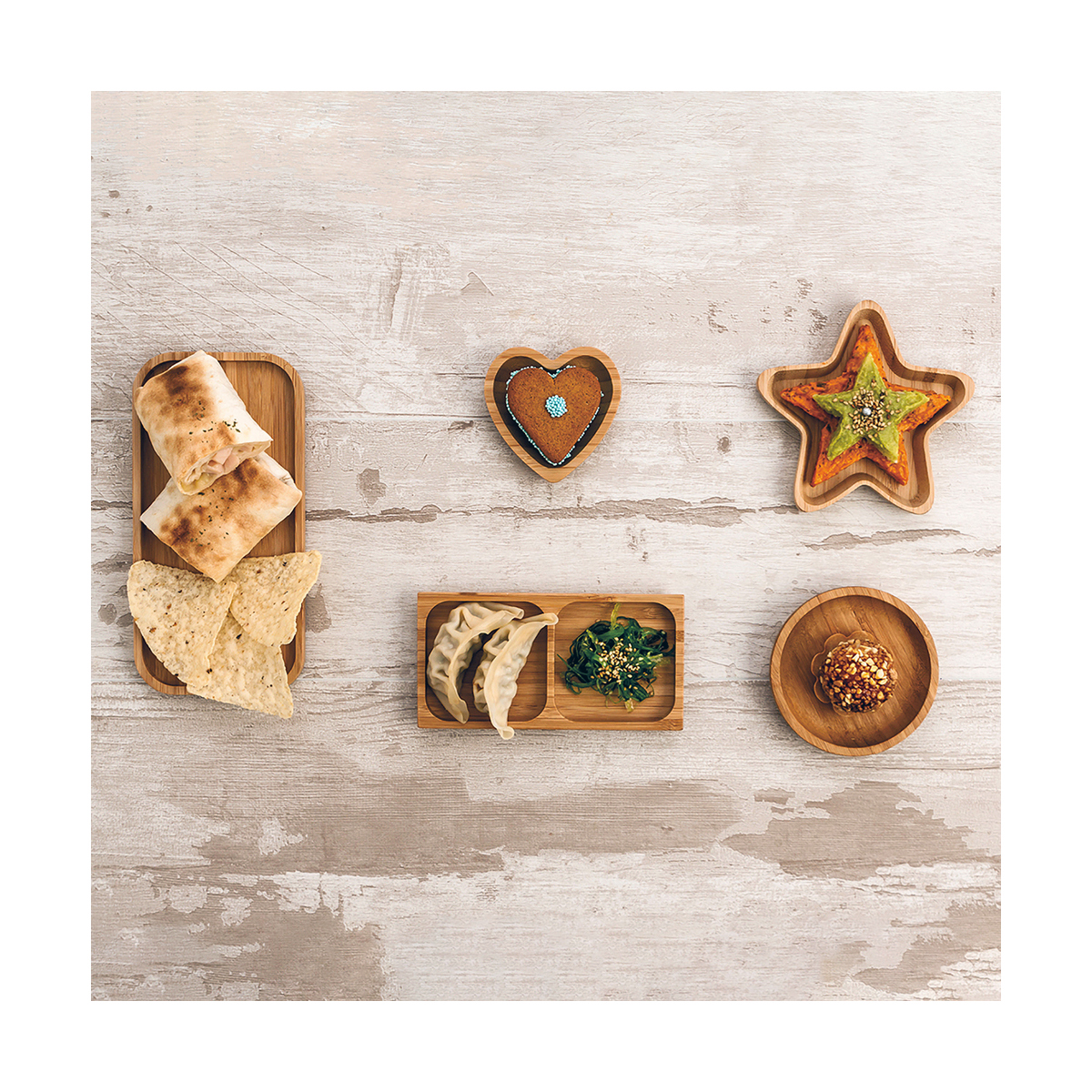 Tabla de Cocina de Bambú Quid Select Madera Marrón