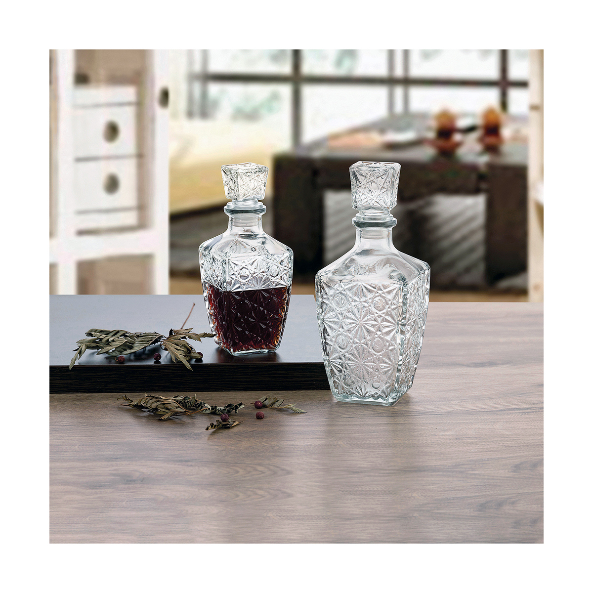 Botella de Cristal Quid Renova Licor (1 L)