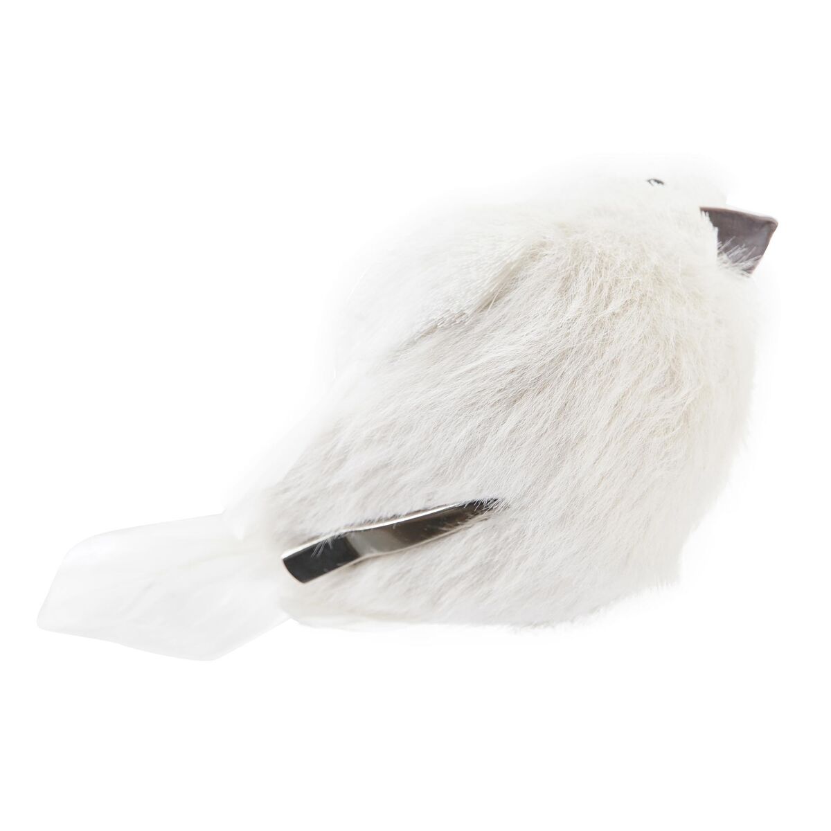 Adorno Navideño DKD Home Decor Espuma Pájaro Pluma (10 x 6 x 8 cm) (2 Unidades)