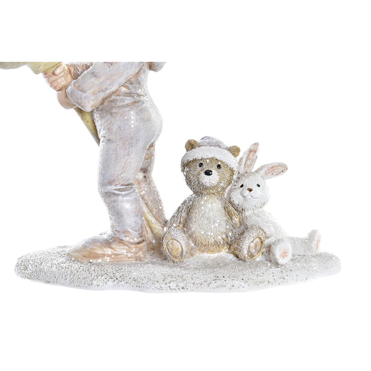 Adorno Navideño DKD Home Decor Resina Niño (11 x 5,5 x 12 cm) (2 Unidades)