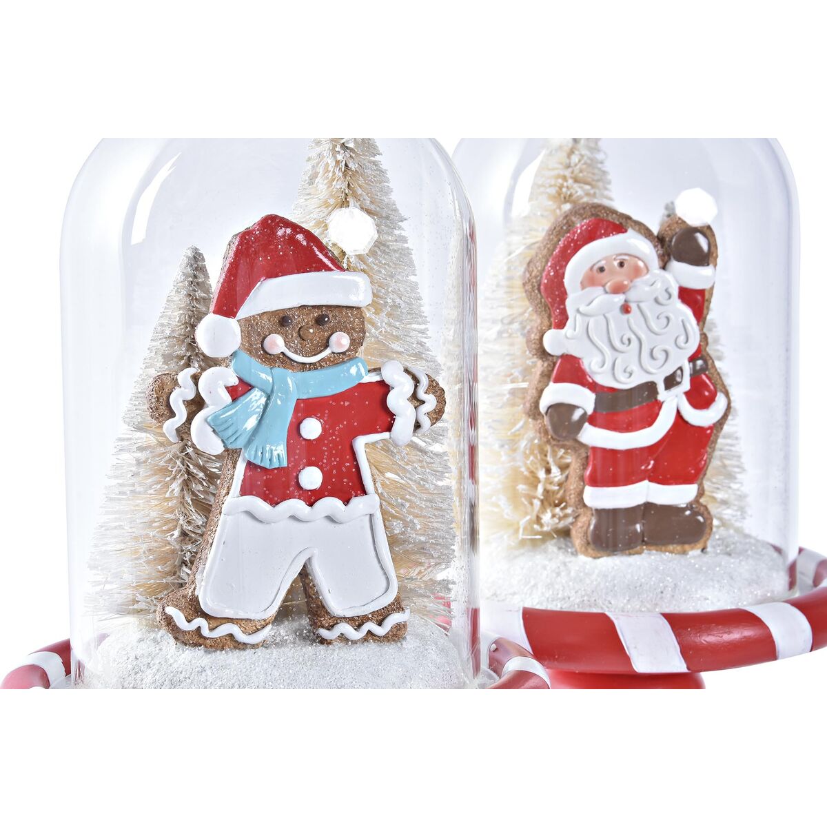 Adorno Navideño DKD Home Decor Resina (13,5 x 13,5 x 23,5 cm) (2 Unidades)