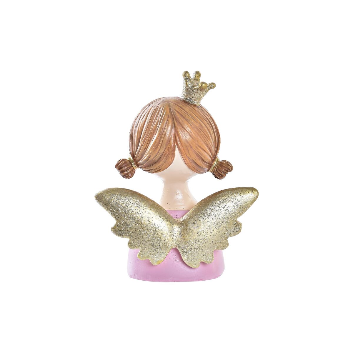 Adorno Navideño DKD Home Decor Resina Ángel (9 x 5 x 12 cm) (2 Unidades)