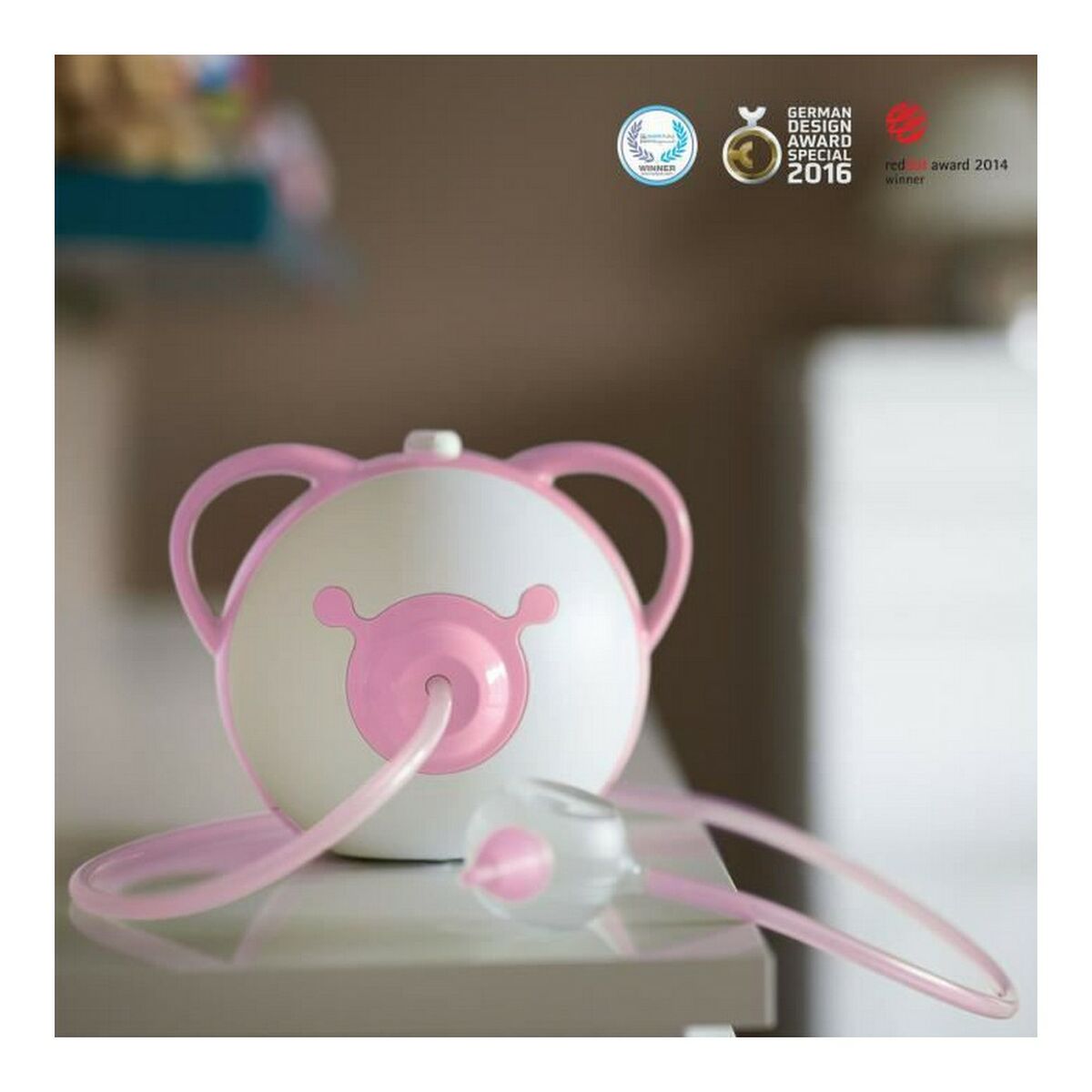 Aspirador Nosiboo NO-01-02-en Rosa Eléctrico