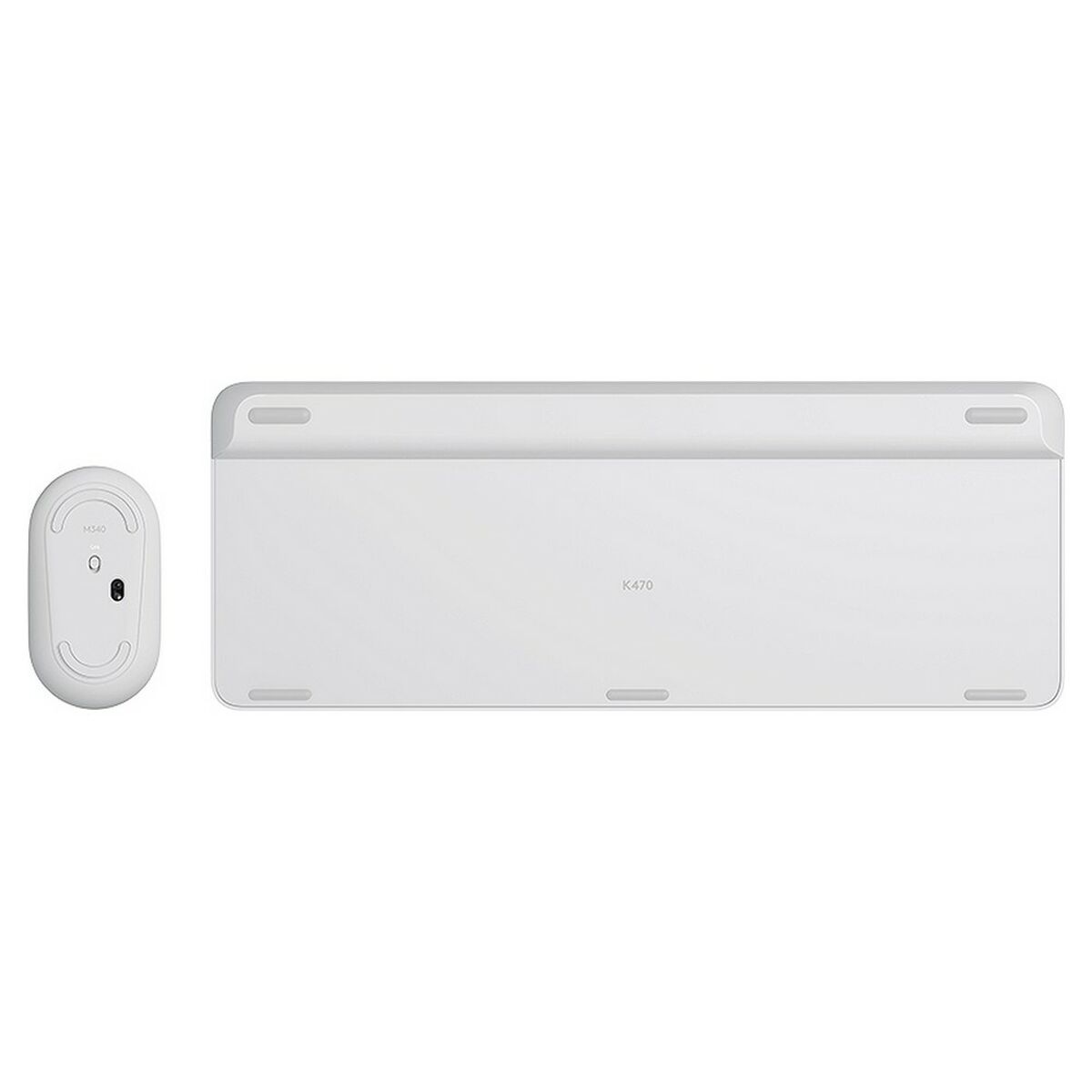 Teclado y Ratón Logitech  MK470 Blanco Francés AZERTY