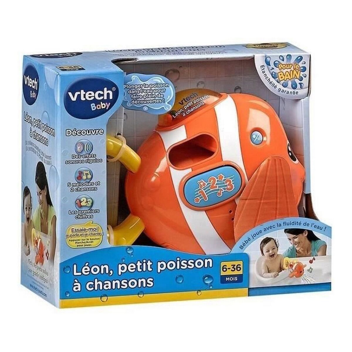 Juguete para el Baño Vtech Baby Léon, Petit Poisson à Chanson