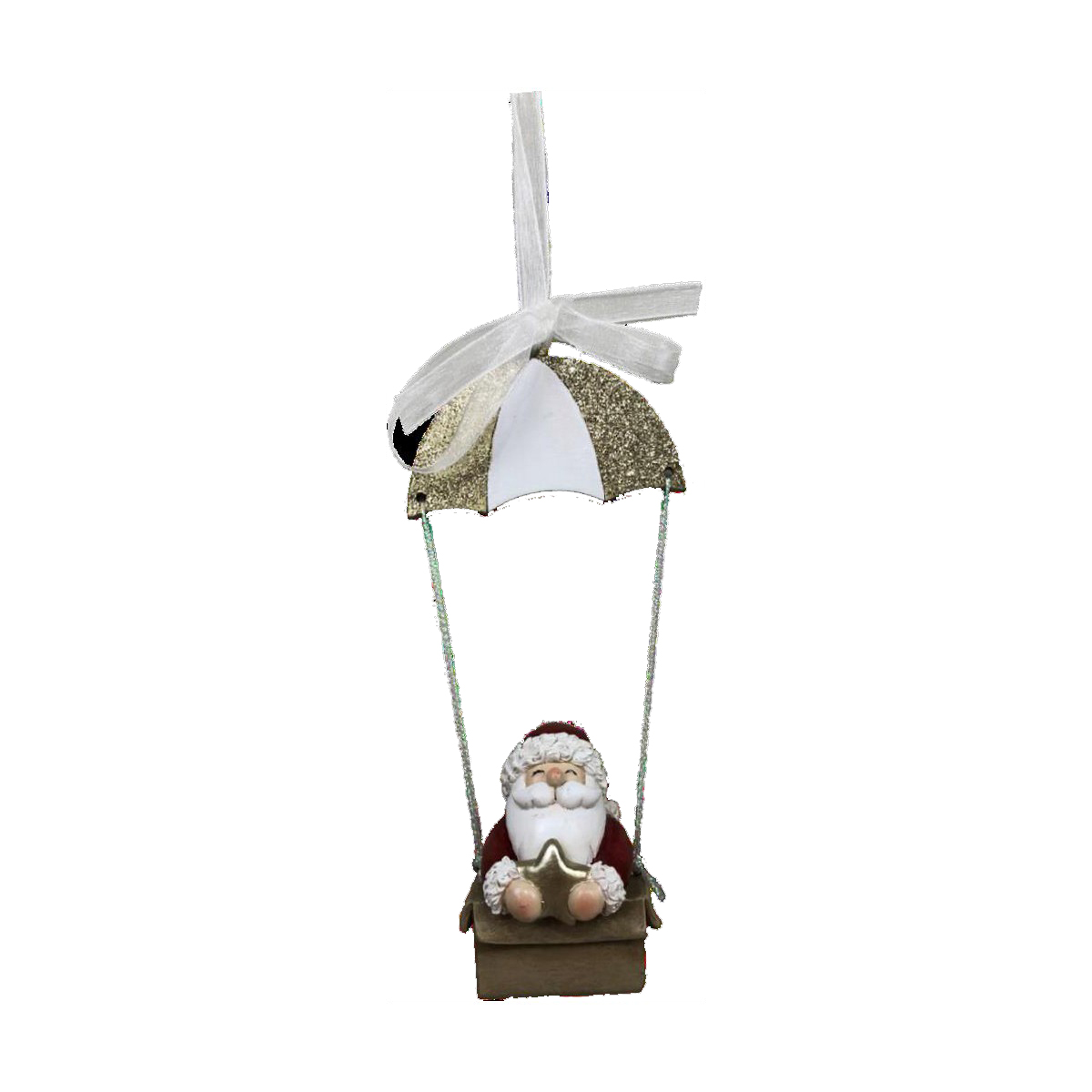 Adorno Navideño DKD Home Decor Resina Papá Noel (6,5 x 4 x 13,5 cm) (6 Unidades)