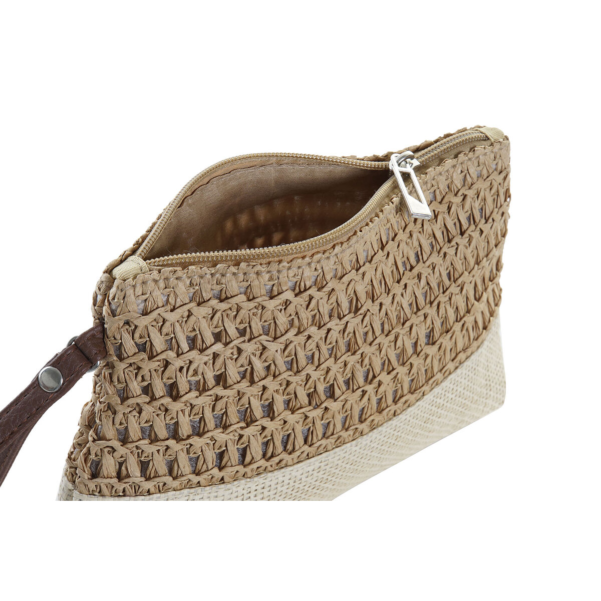 Neceser DKD Home Decor Fibra Amarillo Azul Blanco Rojo Beige (4 Unidades)