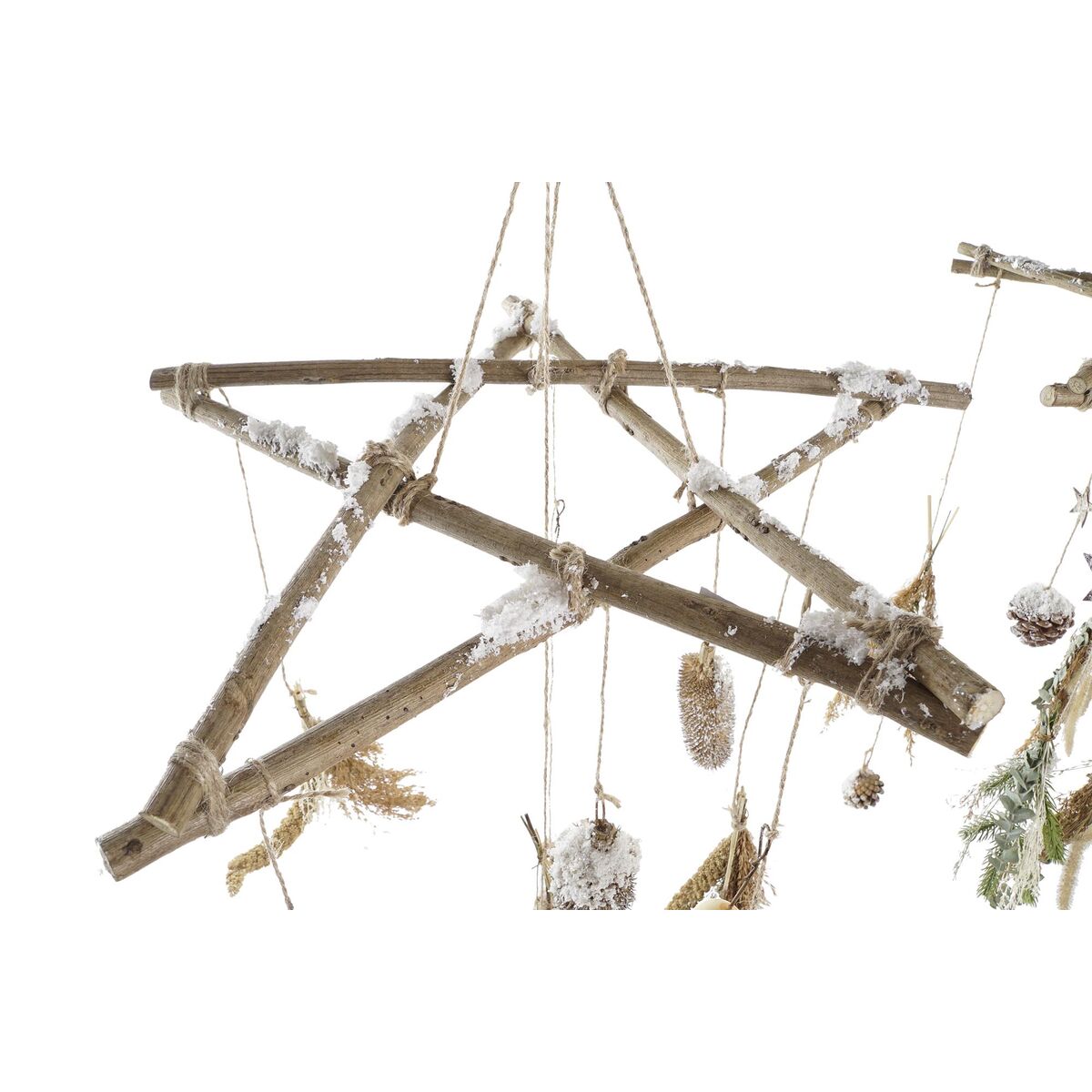 Adorno Navideño DKD Home Decor Madera (2 Unidades) (41 x 41 x 40 cm)