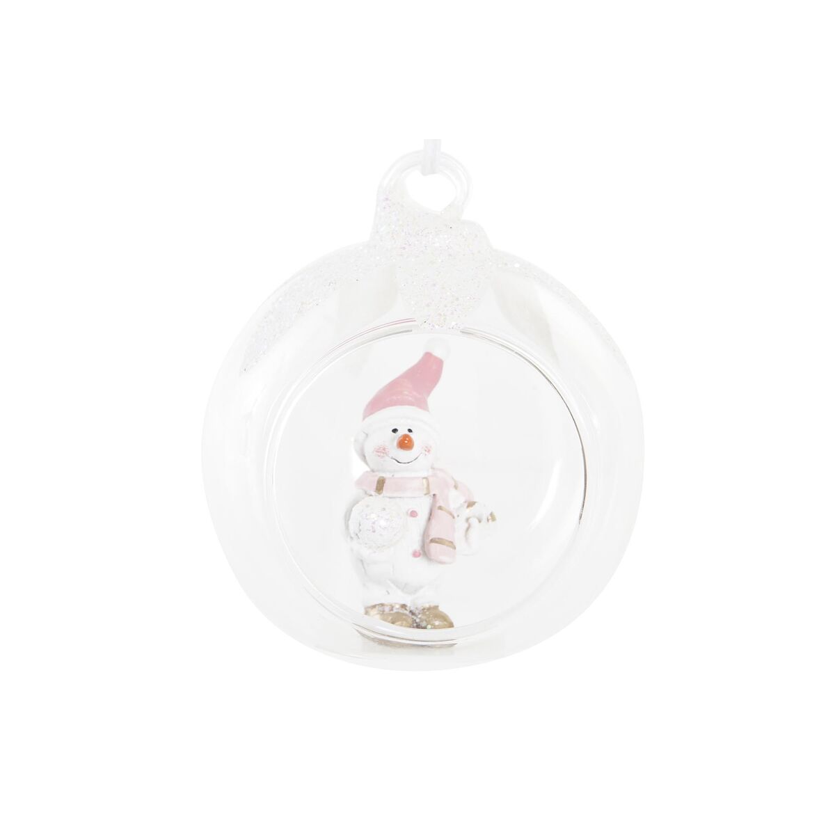 Adorno Navideño DKD Home Decor Cristal Resina (7 x 6 x 8 cm) (4 Unidades)