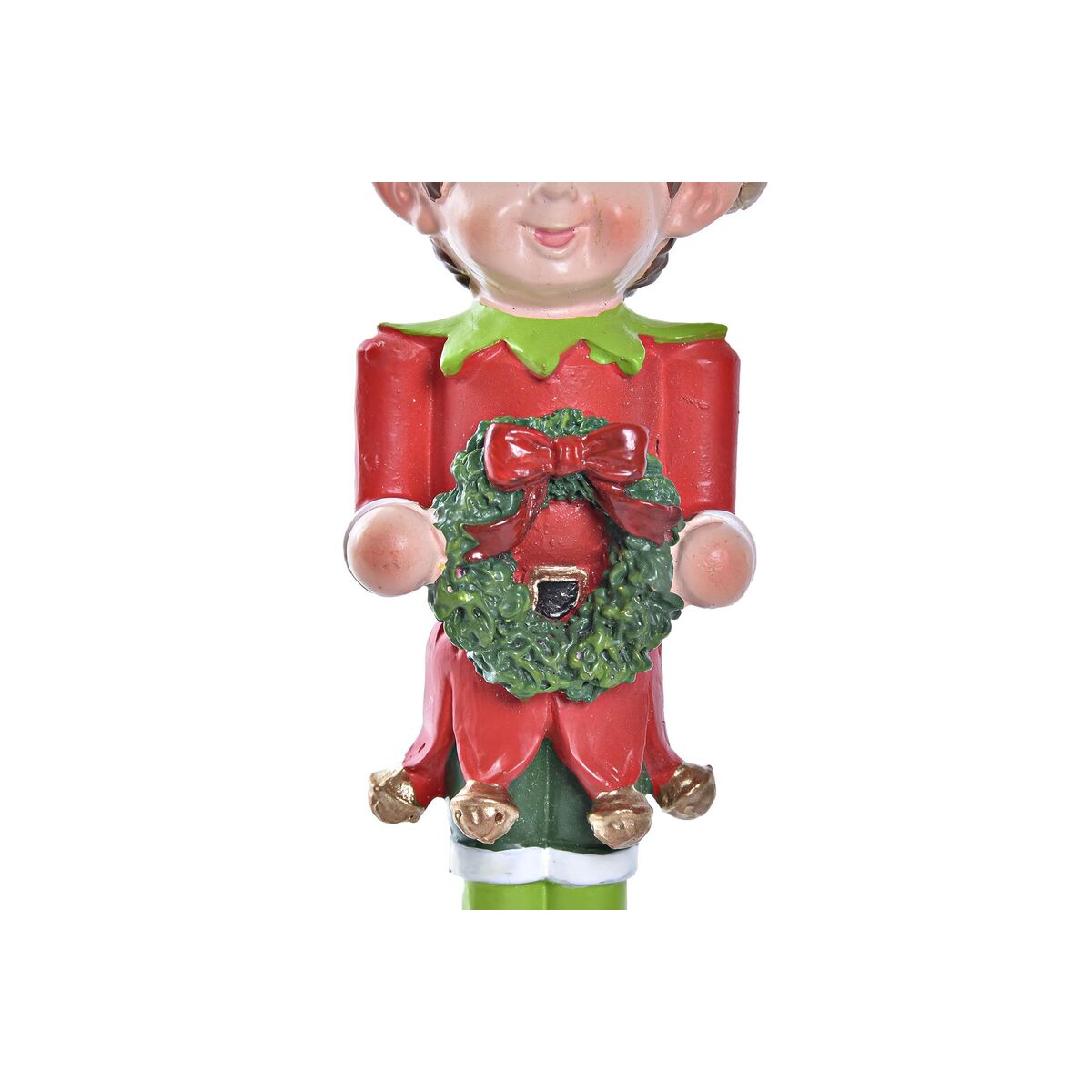 Adorno Navideño DKD Home Decor Resina Elfo (5 x 4 x 14 cm) (3 Unidades)